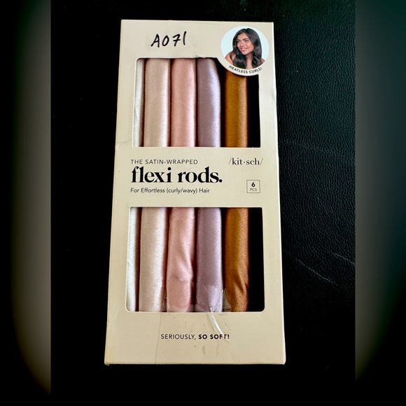 Kitsch Pink and Purple Hair Styling Flexi Rods - Picture 1 of 7